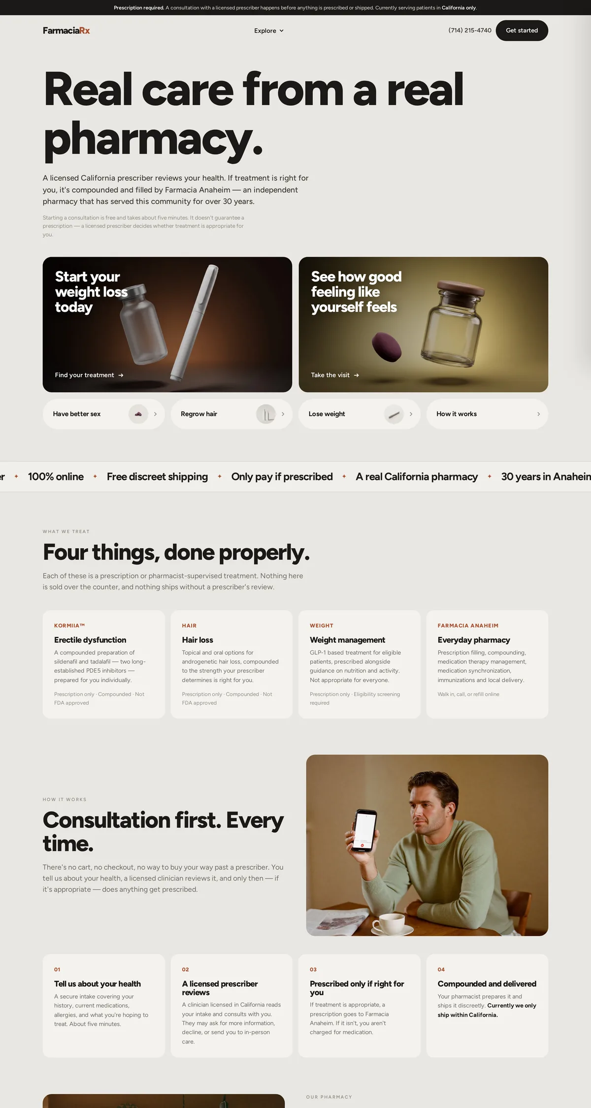FarmaciaRx, full page
